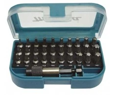 Makita Sukimo antgalių komplektas 31 vnt. TX (T7;T8;T9;T10;T15;T20;T25;T27;T30;T40) P-73352