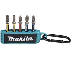 Makita E-13568-10 Impact Premier 5vnt. Torsion sukimo antgalių komplektas (10 vnt. Dėžutėje) (PH2 / PZ2 / PZ3 / T25 / T30), 50 mm
