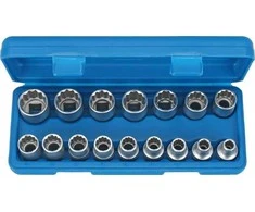 Sukimo galvučių komplektas Condor Werkzeug C1016/12K; 1/2''; 8-24 mm; 16 vnt.