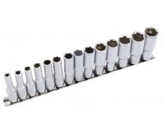 Sukimo galvučių komplektas Condor Werkzeug C21690; 3/8''; HEX 6-19 mm; 14 vnt.