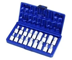 Sukimo galvučių komplektas Ellient Tools AT1236A; 3/8''; 18 vnt.