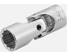 Galvutė dvylikakampė, pasukama A6710DZ 1/4", kvadratas 1/4" Bahco