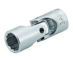 Galvutė dvylikakampė, pasukama A6710DZ 7/16", kvadratas 1/4" Bahco
