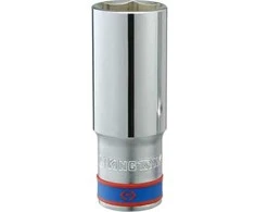 KING TONY NASADKA DŁUGA 1/2" 30mm x 77mm 6-KĄTNA CHROM