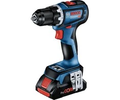 Bosch akumuliatorinis gręžtuvas-suktuvas L-BOXX 136 dėžėje su 2 x 5,0 Ah ličio jonų akumuliatoriais, sparčiuoju įkrovikliu