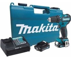Suktuvas-gręžtuvas Makita DF332DSAE; 12 V; 2x2,0 Ah akum.
