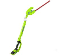 Greenworks akumuliatorinės gyvatvorių žirklės su sulankstomu kotu 51 cm 24 V G24PH51K2