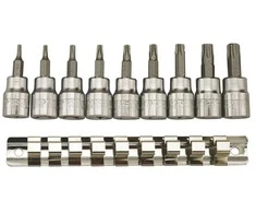 TengTools Galvučių su antgaliais rinkinys Teng Tools M3813TPX; 3/8''; 10 vnt.
