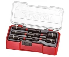 TengTools Sukimo galvučių komplektas Teng Tools TJNS05; 1/4''; 5 vnt.