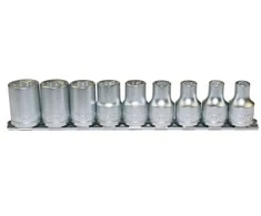 TengTools Sukimo galvučių komplektas Teng Tools M1210; TX-E; 1/2''; 9 vnt.