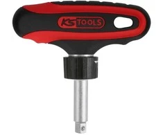 Terkšlė su T formos rankena 1/4´´, KS Tools