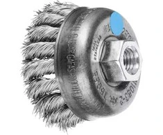 Vielinis apvalus šepetys Pferd TBG Inox; 65 mm; M14;