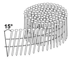 Vinys Essve; 2,8×75 mm; 15°; 3200 vnt.
