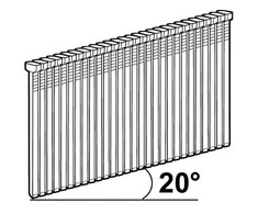 Vinys Essve D16; 1,6×25 mm; 20°; 5600 vnt.; blizgaus cinkavimo