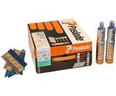 Vinys Paslode; 3,1x90 mm; 34°; 2500 vnt.; juodos; Rifliuotos