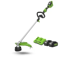 Žoliapjovė - trimeris Greenworks GD24X2TXK4x; 2x24 V; 2x4,0 Ah akum.