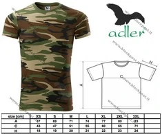 ADLER woodland trikotažiniai marškinėliai