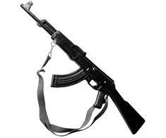AK-47 automato mokomoji replika su diržu