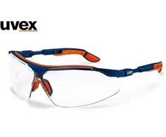 Apsauginiai akiniai UVEX I-vo Spectacles Clear/Mėlyna/Oranžinis