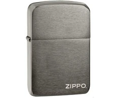 Benzininis Žiebtuvėlis ZIPPO 24486 Juodas Ice 1941 Replica with Zippo logo