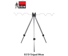 DAM teleskopinis žvejybos trikojis 4 meškerėms 80 cm