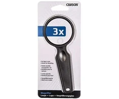 Didinamasis stiklas Carson HandHeld Magnifier 3x/6x