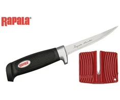 Filė peilis Rapala Soft Grip su galąstuvu BP704SH1