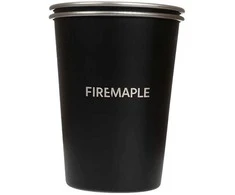 Fire Maple Antarcti nerūdijančio plieno puodeliai, 0,35 l, 2 vnt. juodos spalvos