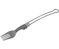 Fox Outdoor Titanium sulankstomas šakutė