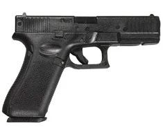 Glock 17 guminis pistoletas (maketas) su dėtuve