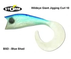 Guminukai Storm WildEye Giant Jigging Curl 10 23cm Mėlyna Shad