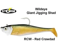 Guminukai Storm WildEye Giant Jigging Shad 23cm RCW Raudona Crawdad