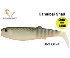 Guminukas Savage Gear Cannibal Hot Olive Glow