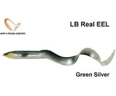 Guminukas Savage Gear LB Real EEL Žalias Sidabrinis