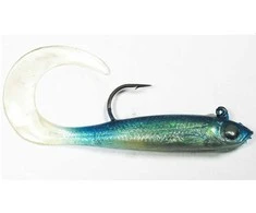 Guminukas Storm WildEye Curl Tail Minnow BSH Mėlyna Shiner