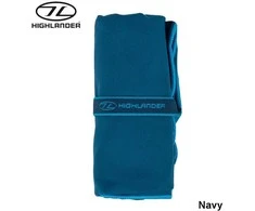 Highlander Outdoor Fiber Soft M rankšluostis tamsiai mėlynas