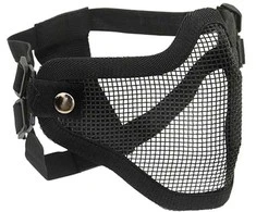 Kaukė veidui GFC Tactical Stalker su tinkleliu - juoda