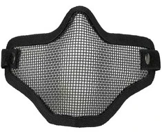 Kaukė veidui GFC Tactical Stalker su tinkleliu - juoda