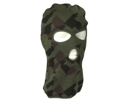 Kepurė Mil-Tec Balaklava camo 3 skylės iš akrilano