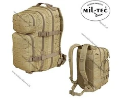 Kuprinė Mil-tec Assault lazerinis Cut LG, coyote, smėlio spalvos,36L