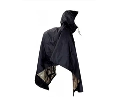 Lengva lietaus pončas (palapinsiaustė) JR GEAR PCH002-BK juoda