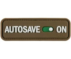 M Tac PVC antsiuvas-lipdukas AUTOSAVE ON Chaki (51116705)
