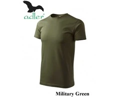 Marškinėliai ADLER Basic 129 military žalias
