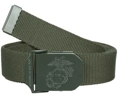 Max Fuchs JAV kariuomenės (USMC) diržas - žalias (22505B)