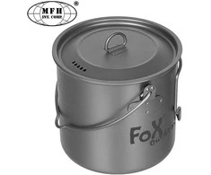 Max Fuchs Kelioninis puodas MFH Fox Outdoor Titanium 1,1 l