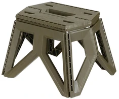 Max Fuchs Kempingo kėdutė MFH Camping Stool sulankstoma aukštis 24 cm OD žalias