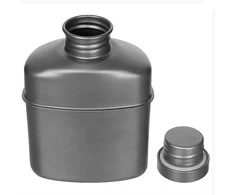 Max Fuchs MFH Fox Outdoor titaninė gertuvė su dėklu, 1 l