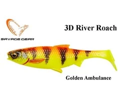 Masalas Savage Gear 3D River Roach Golden Ambulance 4vnt