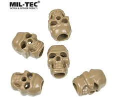 Mil-tec Skull fiksatoriai 10 vnt. Coyote