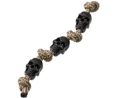 Mil-tec Skull fiksatoriai 10 vnt. Juodi